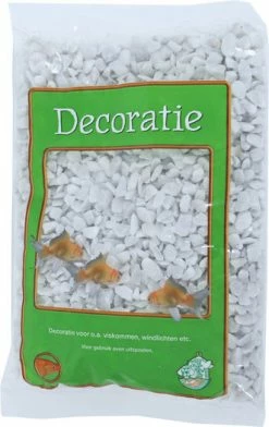 De Boon Marmerkiezel Wit Fijn 1kg
