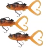 Leonard Sports Invader Ready Swingtail Shads Orange Tail