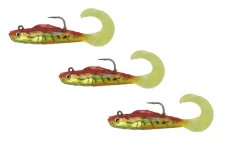 Leonard Sports Invader Ready Twisttail Shads Goldfish