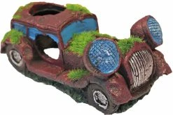 De Boon Ornament Auto Met Gaten En Mos