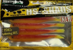 Spro HS Shad 1910 Dirty Dancing 145 Yellow Red