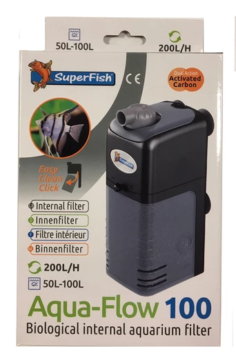 SuperFish Aquaflow 100 Binnenfilter 1 SuperFish Aquaflow 100 Binnenfilter