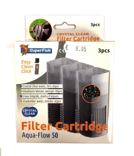 Superfish Aquaflow 50 Crystal Clear Cardridge 1 Superfish Aquaflow 50 Crystal Clear Cardridge