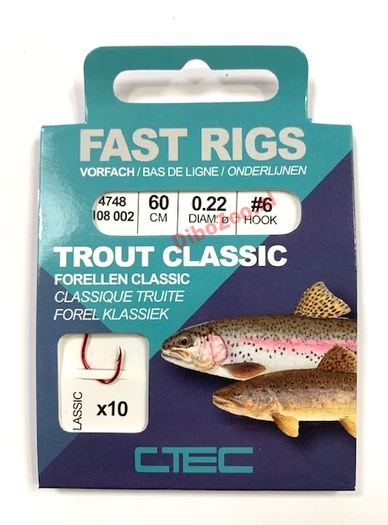 Spro C-Tec Forel Fast Rig Trout Onderlijn Met Haak 60 Cm 1 Spro C-Tec Forel Fast Rig Trout Onderlijn Met Haak 60 Cm