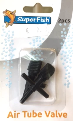 SuperFish Luchtslang Kraan 2 Stuks
